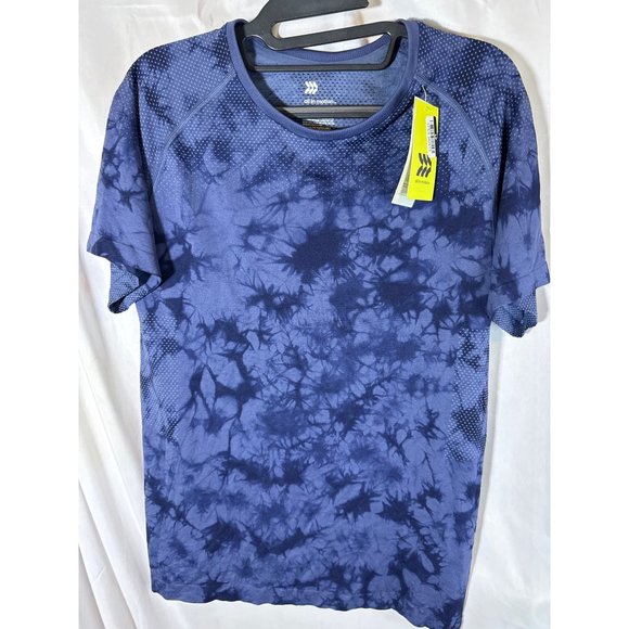 All in Motion Men's Short Sleeve Seamless T-Shirt, Blue, Size S, NWT - Picture 2 of 5